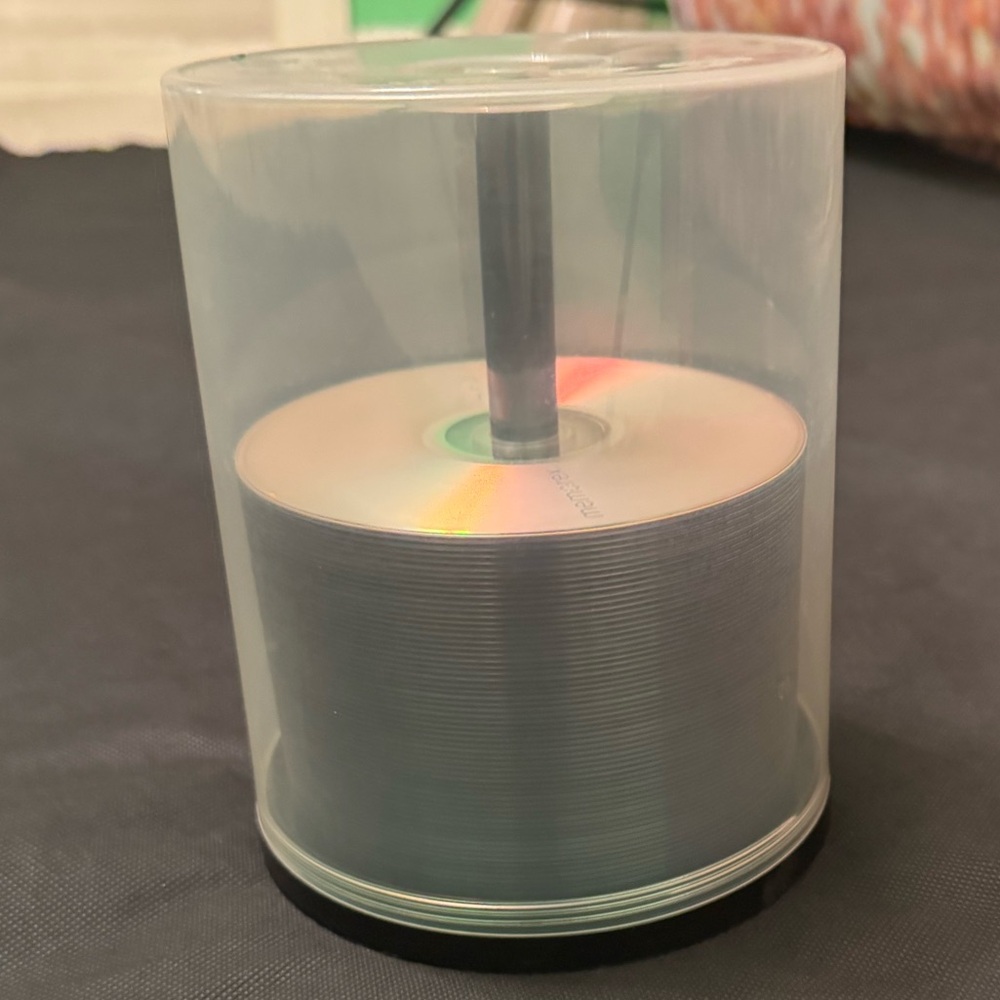 Blank DVD Disc Spindle